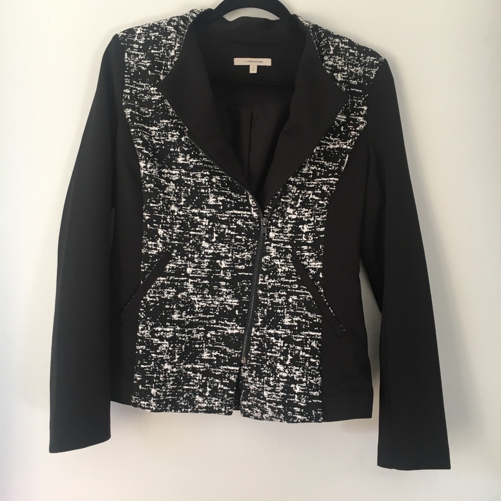 41Hawthorn Black Moto Jacket - Size S